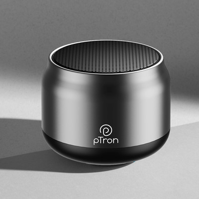PTron Musicbot Lite / Funk Mini w/ 6W Pristine Sound, 8hrs Playtime, Portable Design 6 W Bluetooth Speaker(Grey, Mono Channel)