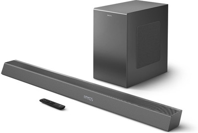 PHILIPS TAB8947/94Dolby Atmos Sound, AI Voice Assist 660 W Bluetooth Soundbar(Black, 3.1.2 Channel)