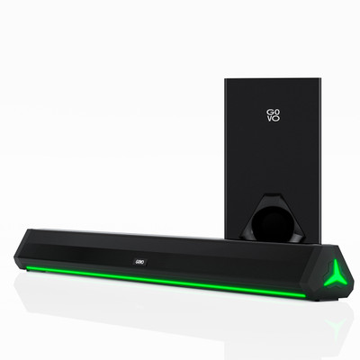 GOVO GOSURROUND 930|250W 250 W Bluetooth Soundbar(Platinum Black, 2.1 Channel)