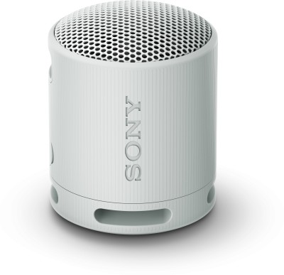 SONY SRS-XB100 Portable Super-Compact,Waterproof, 16Hrs Batt, Extra Bass,Built-In Mic Bluetooth Speaker(Grey, Stereo Channel)