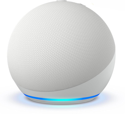 Alexa Echo Dot (5th Gen) | Bluetooth with Alexa Assistant Smart Speaker(White)