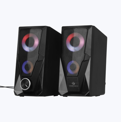 ZEBRONICS ZEB Warrior 10 W Laptop/Desktop Speaker(Black, Stereo Channel)