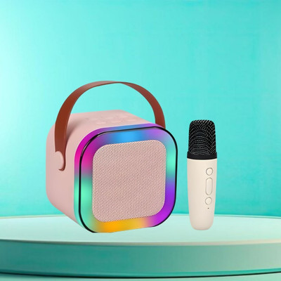 Clairbell K12 Bluetooth Speaker with wireless Karaoke Mic, Voice Effects BT5.1/TF CardB213 10 W Bluetooth Gaming Speaker(Multicolor, 4.1 Channel)