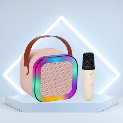 Clairbell K12 Bluetooth Speaker with wireless Karaoke Mic, Voice Effects BT5.1/TF CardB468 10 W Bluetooth Gaming Speaker(Multicolor, 4.1 Channel)