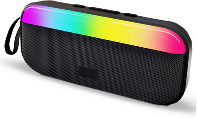 XVEP Bluetooth Speaker with Loud Sound & Rich Bass, 10H Playtime, IPX7 Waterproof 10 W Bluetooth Gaming Speaker(Black, 5.1 Channel)