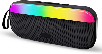 XVEP Mini SoundBar With RGB Light 10W Bluetooth Mini SoundBar Black 10 W Bluetooth Gaming Speaker(Black, 5.1 Channel)