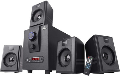 ZEBRONICS Zeb- BT2717RUCF 55 W Bluetooth Home Audio Speaker(Black, 4.1 Channel)