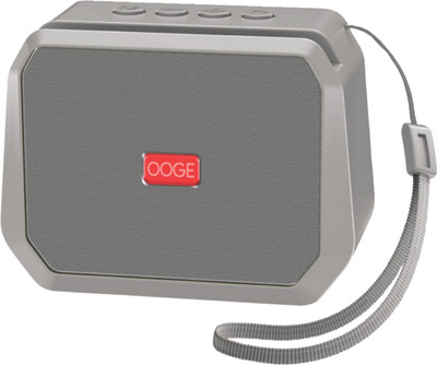 OOGE VIBEBOX 2000 Bluetooth Wireless Speaker 5.3, Micro SD Card Slot, 800mAh Battery 5 W Bluetooth Home Audio Speaker(Grey, 5 Way Speaker Channel)