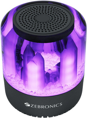 ZEBRONICS Dawn 10, BTv5.0, 14h* Playback, TWS Function, AUX, USB 8 W Bluetooth Home Audio Speaker(Black, Mono Channel)