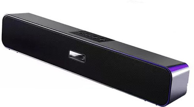 Soroo Future mini home theatre system soundbar wireless best Sound Bar 10 W Bluetooth Home Audio Speaker(Black,Wall Computer TV Desktop Speakers, 2.0 Channel)