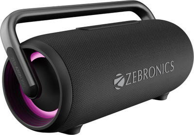 ZEBRONICS AXON 200, BTv5.3, Upto 10 Hours Playback, USB | AUX, Fabric Finish, RGB 180 W Bluetooth Home Audio Speaker(Black, Stereo Channel)