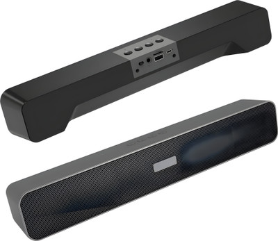 RZW E-91 WIRELESS BLUETOOTH PORTABLE SPEAKER SOUND BASS STEREO SPEAKER 20 W Bluetooth Home Audio Speaker(Black, Wall Computer TV Desktop Speakers, 5.1 Channel)