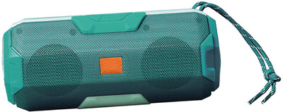 GOOD FUN A006 Bluetooth Speaker with DJ Light USB/Micro SD Card/AUX Multimedia Speaker 10 W Bluetooth Home Audio Speaker(Green, Stereo Channel)