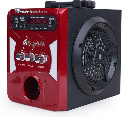 Neemax Topwinner Red NANO 30 W Bluetooth Home Theatre (Black, Stereo Channel) 30 W Bluetooth Home Audio Speaker(Black, Red, 5 Way Speaker Channel)