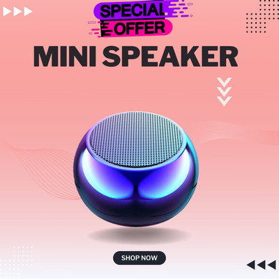 Clairbell DJ Box Wireless Small With Big Sound Metal Shinebody Bluetooth SpeakerFG257 5 W Bluetooth Home Audio Speaker(Multicolor, 5.1 Channel)