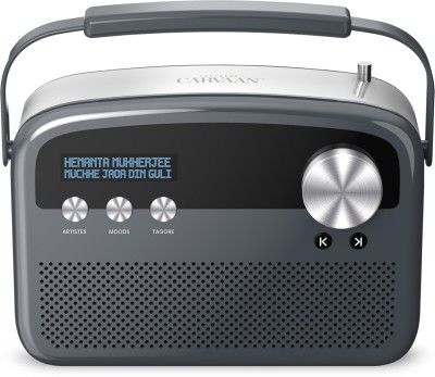 SAREGAMA Carvaan Lite Bengali with 3000 pre-loaded songs 20 W Bluetooth Party Speaker(Graphite Grey, Stereo Channel)
