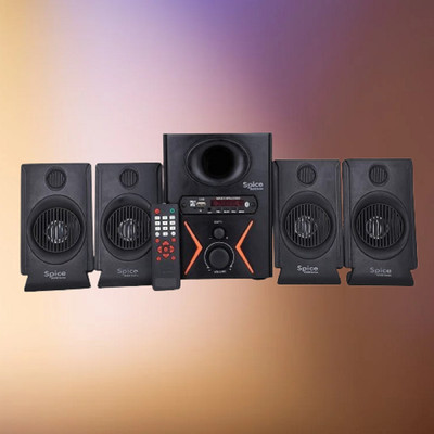 Zinitax SERIES F-450VV 4.1.1 Home Theater System USB, FM & 2700 W Bluetooth Home Audio Speaker(Black, 4.1 Channel)