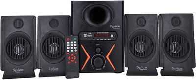 Zinitax F-450VV 4.1.1 Home Theater System USB, FM & Bluetooth Multimedia 2700 W Bluetooth Home Audio Speaker(Black, 4.1 Channel)