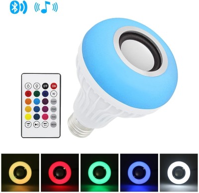 IMMUTABLE TRENDING Bluetooth Speaker Music Light Bulb + Rgb Light Ball Bulb NM13 12 W Bluetooth Home Audio Speaker(Multicolor, 2.1 Channel)