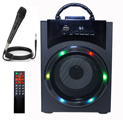 Smartbeats 40W Fusion Power Multimedia Party Speaker + Corded Mic 40 W Bluetooth Home Audio Speaker(Black, Stereo Channel)