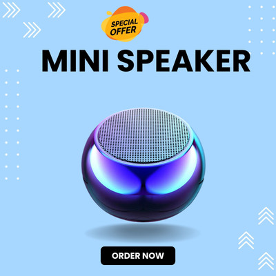 Clairbell DJ Box Wireless Small With Big Sound Metal Shinebody Bluetooth SpeakerFG328 5 W Bluetooth Home Audio Speaker(Multicolor, 5.1 Channel)