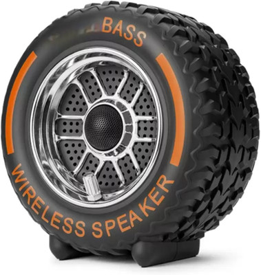 BfsTeckt Compact Wireless Bluetooth Speaker with 12W Subwoofer Bass & Wheel Design 12 W Bluetooth Home Audio Speaker(Multicolor, 2.1 Channel)