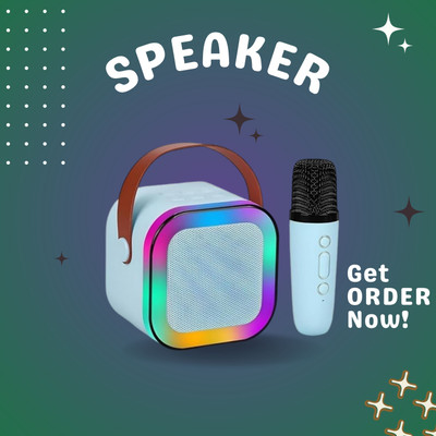 FYDs 10W Bluetooth Speaker Wireless Karaoke Mic Speaker with RGB Light speakersWE155 10 W Bluetooth Home Audio Speaker(Multicolor, 5.1 Channel)