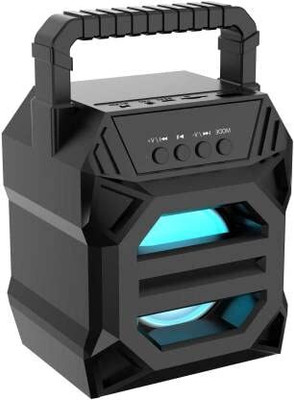 NICK JONES Karaoke Bluetooth with SD card and USB slot Wireless Multimedia Speaker 5 W Bluetooth Party Speaker(Black, 5 Way Speaker Channel)