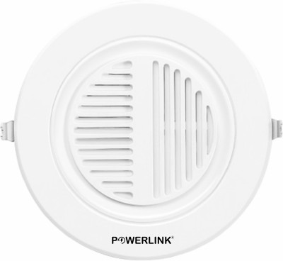 Powerlink 4-Inch 4-Ohms Wired Mount Ceiling Speaker 10 W Home Audio Speaker(White, Mono Channel)