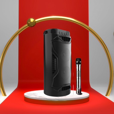 FRONY Bluetooth Party Speaker Long Battery Life With Crydtal Sound & Deep Bass E95 30 W Bluetooth Home Audio Speaker(Black, 4.1 Channel)