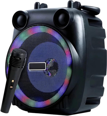 DRUMSTONE Ultimate Portable Karaoke Machine with Bluetooth, FM Radio, USB, SD/TF Card 20 W Bluetooth Home Audio Speaker(Black, Stereo Channel)