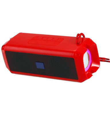 ZWOLLEX 5W Hi-Quality Speaker with Mic|Upto 8hrs Playback Time|Waterproof 5 W Bluetooth Speaker(Red, Stereo Channel)
