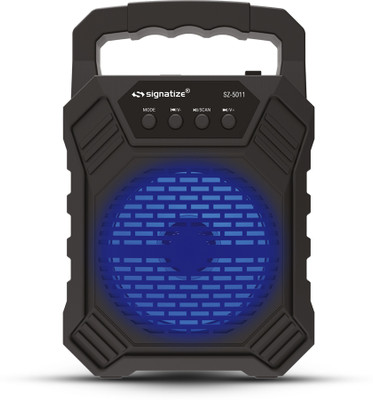 SIGNATIZE Bluetooth with MP3 Player,TF Card,USB Input,AUX 10 W Home Audio Speaker 10 W Bluetooth Home Audio Speaker(Black, 5.1 Channel)