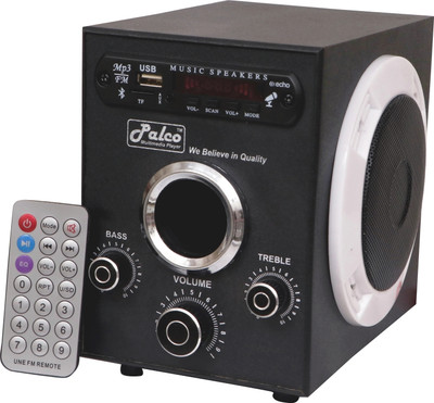 Palco PLC750 Portable Multimedia Speaker System with Remote, FM, SD Card, USB, AUX 10 W Home Audio Speaker(Black, 2.0 Channel)