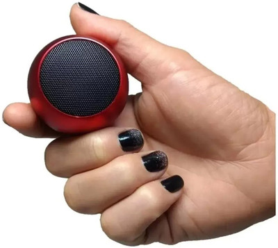 Shivana Mini Boost 4 | Mini Speaker | Wireless Bluetooth Speaker | Pocket Size Speaker 10 W Bluetooth Home Audio Speaker(Red, Stereo Channel)