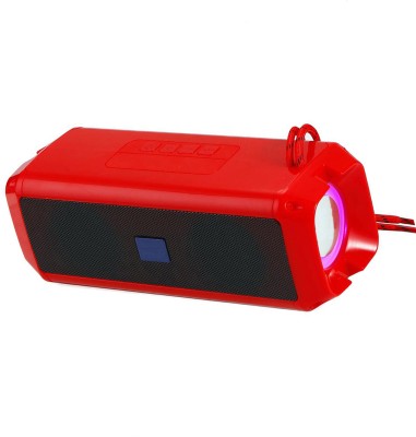 ZSIV Party Box High Power Bass, Wireless Mic 5 W Bluetooth Speaker(Red, Stereo Channel)
