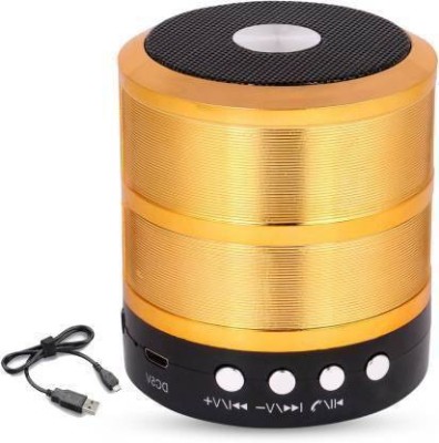 blutap WS-887 5 W Bluetooth Home Audio Speaker 10 W Bluetooth Party Speaker(Yellow, 3.1 Channel)