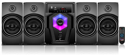 Smartbeats 18000W PMPO Smart-46 Melody Multimedia FM USB SD Card 60 W Bluetooth Home Theatre(Black, 4.1 Channel)