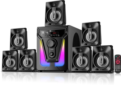 TRONICA PS07 Premium Series 7.1 supports PenDrive FM Aux TV with Remote 60 W Bluetooth Home Theatre(Black, 7.1 Channel)