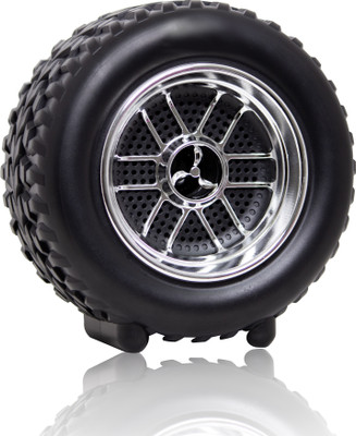 bogx Tyre-Shaped 10 W Portable Bluetooth Speaker | Deep Bass | Car-Tire Design 10 W Bluetooth Home Theatre(Black, Stereo Channel)