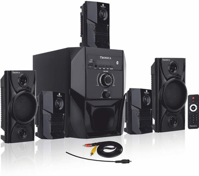 TRONICA 222 50 W Bluetooth Home Theatre(Black, 5.1 Channel)