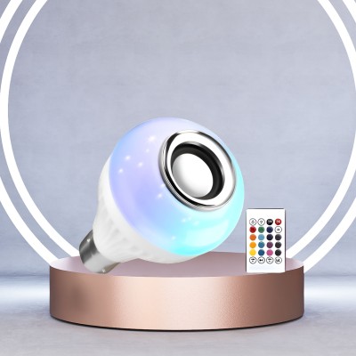 GUGGU Bluetooth Music Bulb Speaker With Remote Control Change Disco light for HomeR296 Smart Bulb