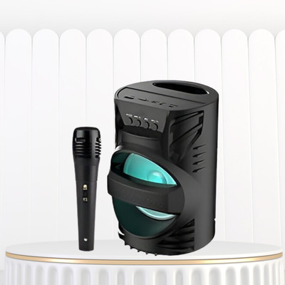 GUGGU LZ Bluetooth Speaker, Upto 6H Playtime & FM Radio Powerful Sound Speakers D116 5 W Bluetooth Home Audio Speaker(Black, 4.1 Channel)