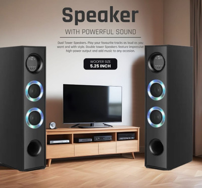 querial FKE-3/F 100 W Bluetooth Home Theatre(Black, 2.0 Channel)