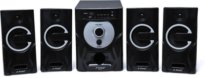 FINE 4242_4.1 Multimedia Home Theatre System with FM/AUX/USB Support & RemoteControl 7000 W Bluetooth Home Theatre(Black, 4.1 Channel)