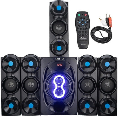 SKYSTER Home Theatre 5.1 Bluetooth Party Speaker 9500 W Bluetooth Home Theatre(Black, 5.1 Channel)