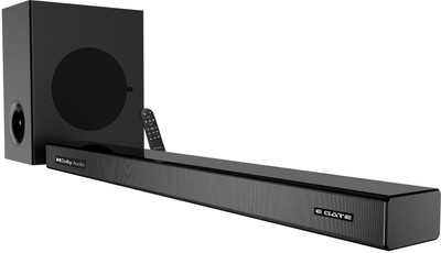 Egate Enigma 315D | Dolby Soundbar Subwoofer Speaker | 3 EQ Mode, DSP Chip 300 W Bluetooth Soundbar(Black, 2.1 Channel)
