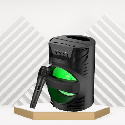 Clairbell LZ Bluetooth Speaker, Upto 6H Playtime & FM Radio Powerful Sound Speakers Z439 5 W Bluetooth Home Audio Speaker(Black, 4.1 Channel)