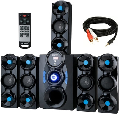 9 CORE HT-&-WX-1/85-UB BB BLACK 9500 W Bluetooth Home Theatre(Black, 5.1 Channel)