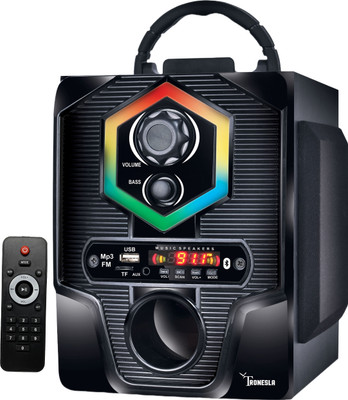 TRONESLA WITH BUILT-IN FM RADIO, USB AND AUX PLAYER WITH REMOTE 30 W Bluetooth Home Theatre(Black, Mono Channel)